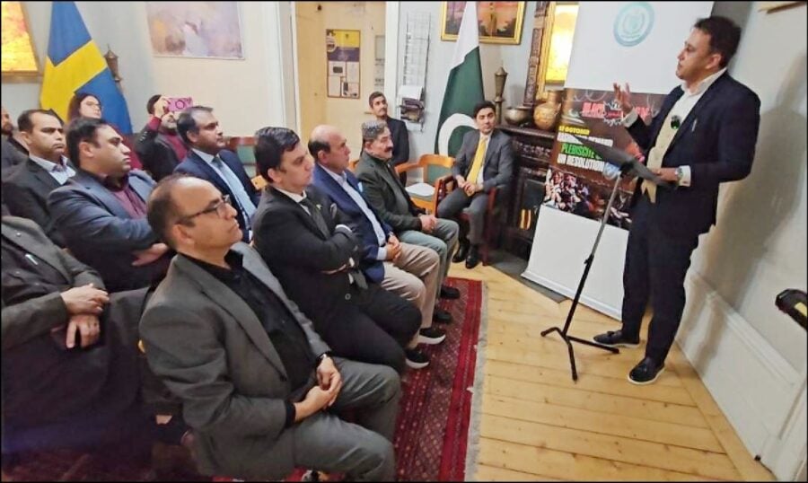 Pakistan Embassy In Stockholm Observes Kashmir Black Day With Solidarity Seminar