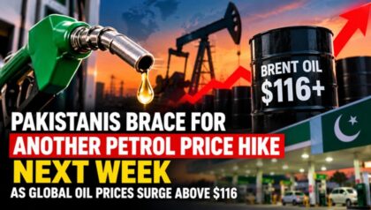 Pakistanis Brace For Another Petrol Price Hike Next Week As Global Oil Prices Surge Above 116