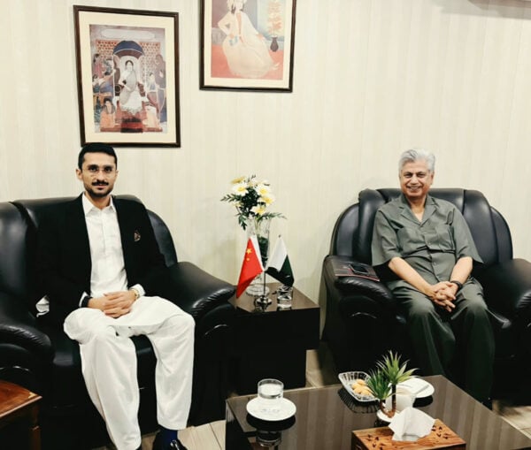 Presidents Spokesperson Visits Pakistan Observer Meets Saud Faisal Malik