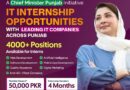 Punjab Opens Registration For Cm It Internship Programme