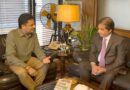 Railways Minister Hanif Abbasi Meets Pakistan Observer President Gauhar Zahid Malik
