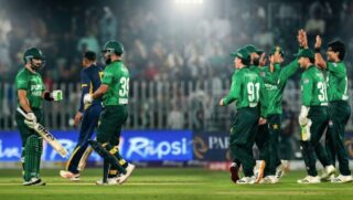 Sahibzada Farhan Maaz Sadaqat Guide Pakistan To Winning Start In T20i Series Against Sri Lanka