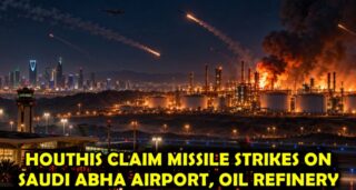 Saudi Arabias Abha Airport Defence Ministry Oil Refinery Targeted In Fresh Houthis Attack