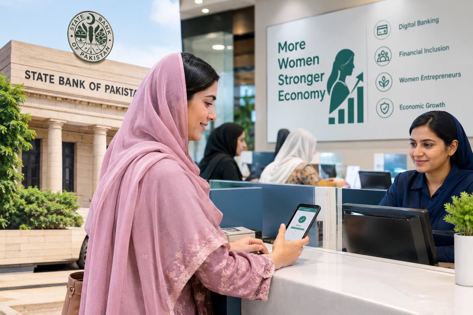 SBP Unveils New Policy to Improve Women’s Access to Banking