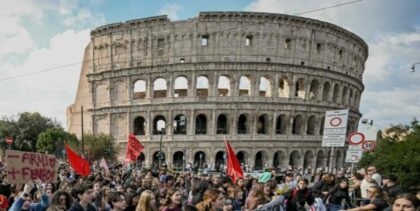 Students Workers Protest Across Italy Over Rising Living Costs Education Housing