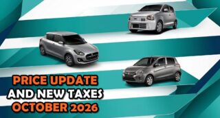 Suzuki Alto, Cultus, Swift New Price in Pakistan and Filer and Non-Filer Taxes – October 2026