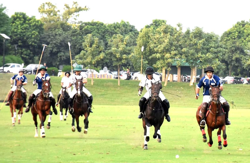 Team Hn And Team Bn Contest Twin City Polo Cup Final At Islamabad Club Polo Grounds