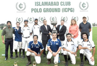 Team Hn And Team Bn Contest Twin City Polo Cup Final At Islamabad Club Polo Grounds