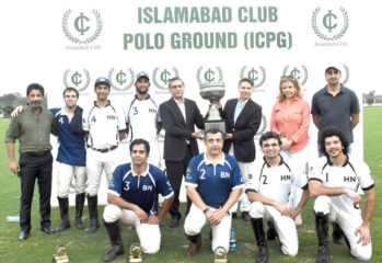 Team Hn And Team Bn Contest Twin City Polo Cup Final At Islamabad Club Polo Grounds