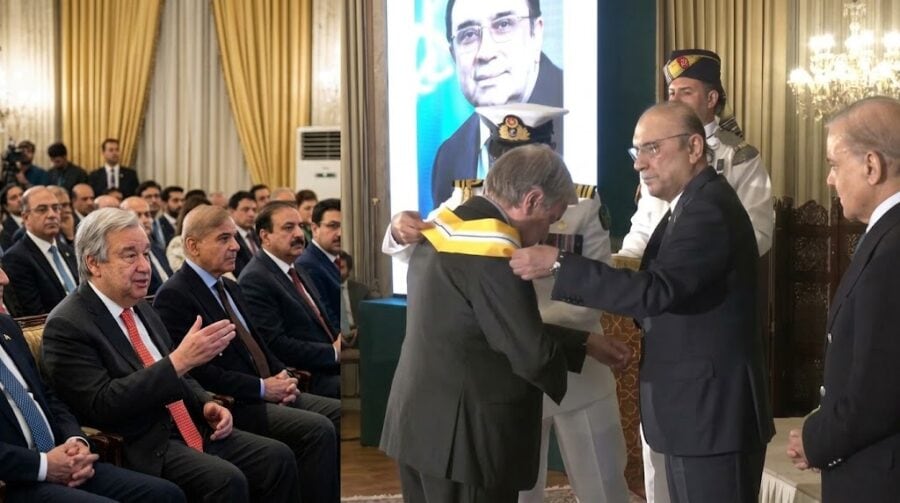 Un Chief Guterres Conferred Pakistans Highest Civilian Award Nishan E Imtiaz