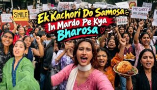 What Is Ek Kachori Do Samosa Trend That Is Fueling Delhi Womens Protest